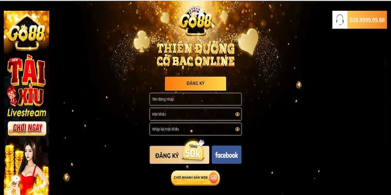 Hướng dẫn đăng ký tài khoản Kingfun Go88 nhanh gọn